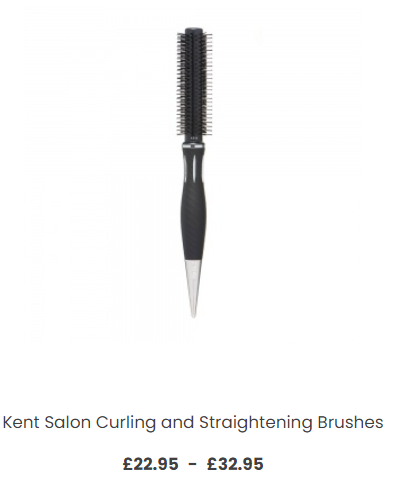 Kent salon curling and straightening brushe